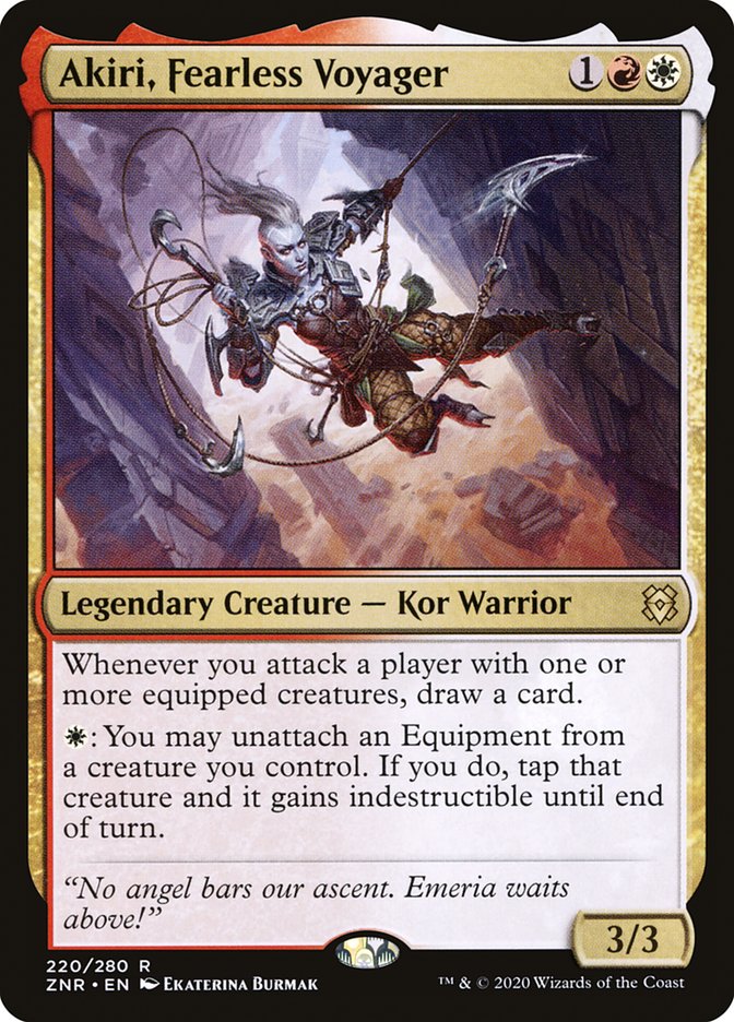 Akiri, Fearless Voyager 220/280 (Zendikar Rising)  - Foil | Good Games Adelaide SA