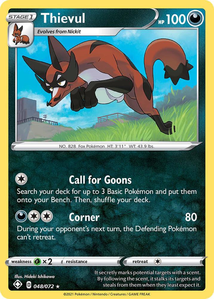 Thievul 048/072 (Shining Fates)  - Holofoil | Good Games Adelaide SA