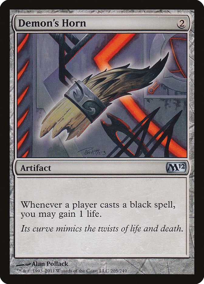 Demons Horn 205 (Magic 2012 (M12))  - Foil | Good Games Adelaide SA