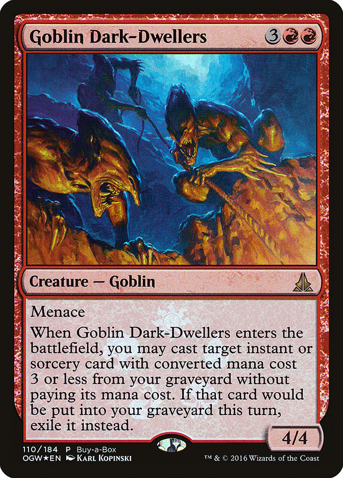 Goblin Dark-Dwellers 110 (Buy-A-Box Promos)  - Foil | Good Games Adelaide SA