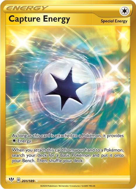 Capture Energy Secret 201/189 (SWSH03: Darkness Ablaze)  - Holofoil | Good Games Adelaide SA