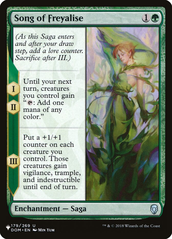 Song of Freyalise 179/269 (The List Reprints)  | Good Games Adelaide SA