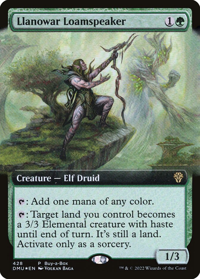 Llanowar Loamspeaker 428 (Buy-A-Box Promos)  - Foil | Good Games Adelaide SA