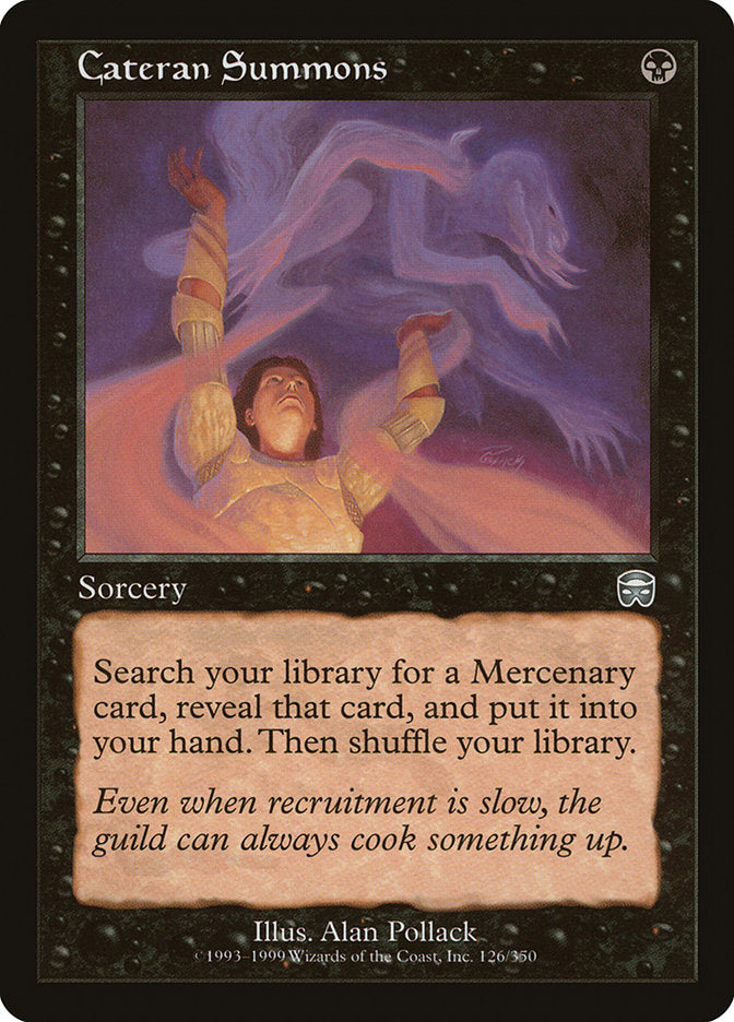 Cateran Summons 126 (Mercadian Masques)  - Foil | Good Games Adelaide SA