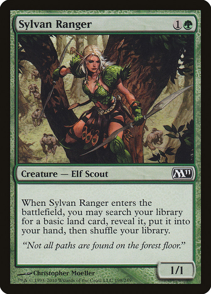 Sylvan Ranger 198 (Magic 2011 (M11))  | Good Games Adelaide SA