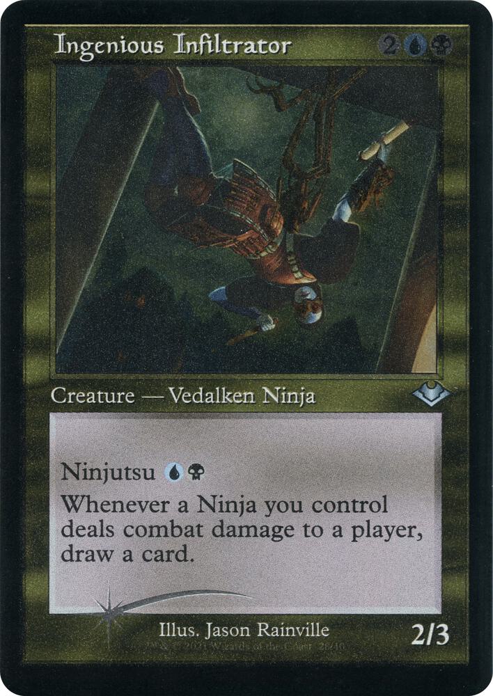 Ingenious Infiltrator 28 (Modern Horizons)  - Retro Etched Foil | Good Games Adelaide SA