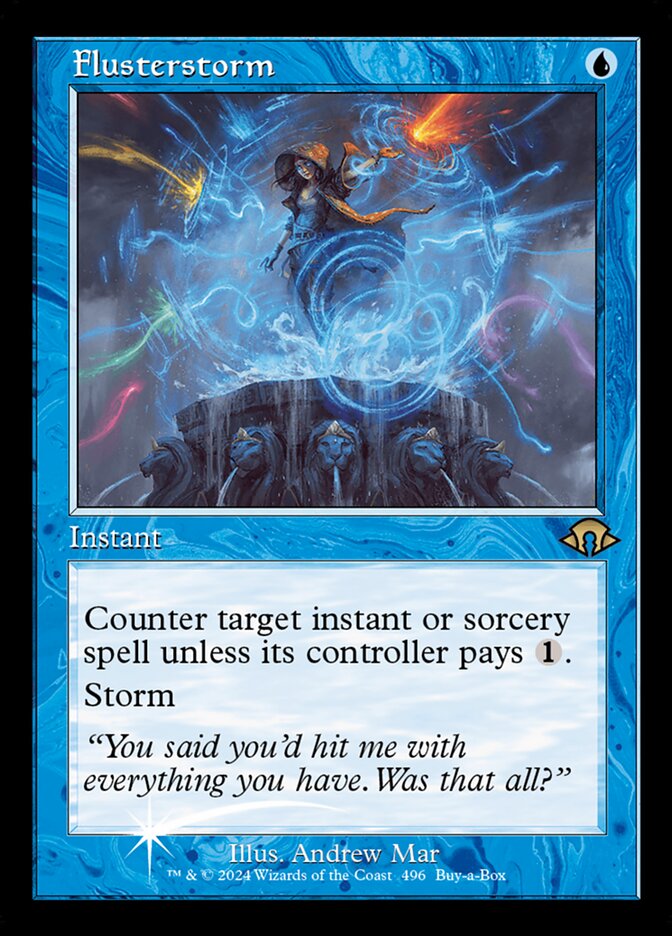 Flusterstorm 496 (Buy-A-Box Promos)  - Foil | Good Games Adelaide SA