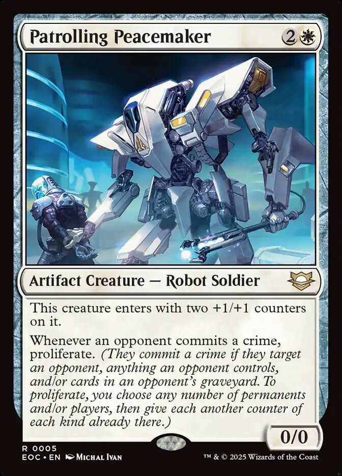 Patrolling Peacemaker 5 (Commander: Edge of Eternities)  | Good Games Adelaide SA