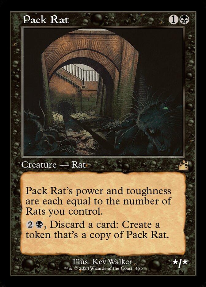 Pack Rat 455 (Ravnica Remastered)  - Foil | Good Games Adelaide SA