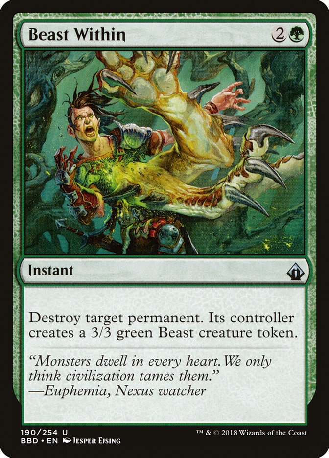 Beast Within 190 (Battlebond)  - Foil | Good Games Adelaide SA
