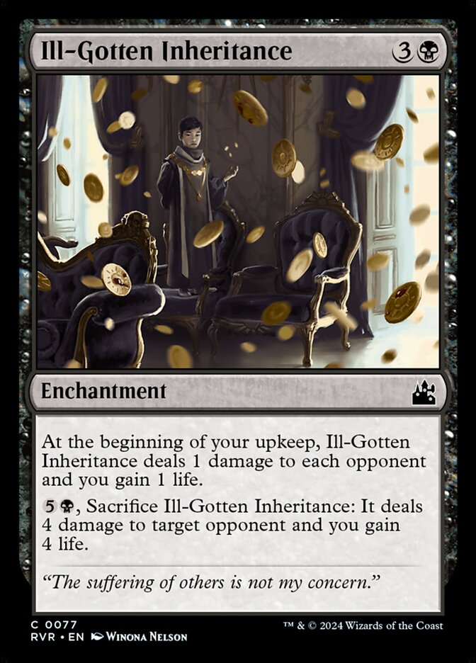 Ill-Gotten Inheritance 77 (Ravnica Remastered)  - Foil | Good Games Adelaide SA