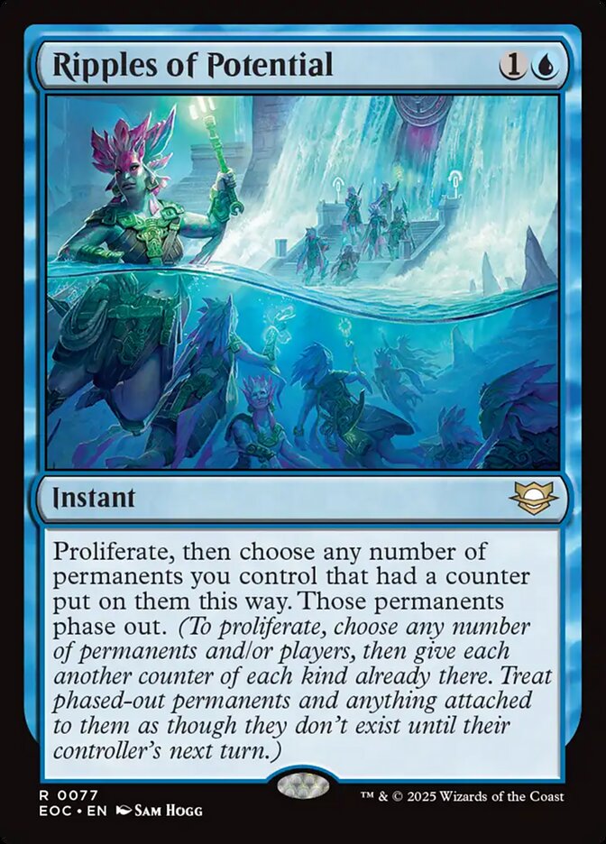 Ripples of Potential 77 (Commander: Edge of Eternities)  | Good Games Adelaide SA