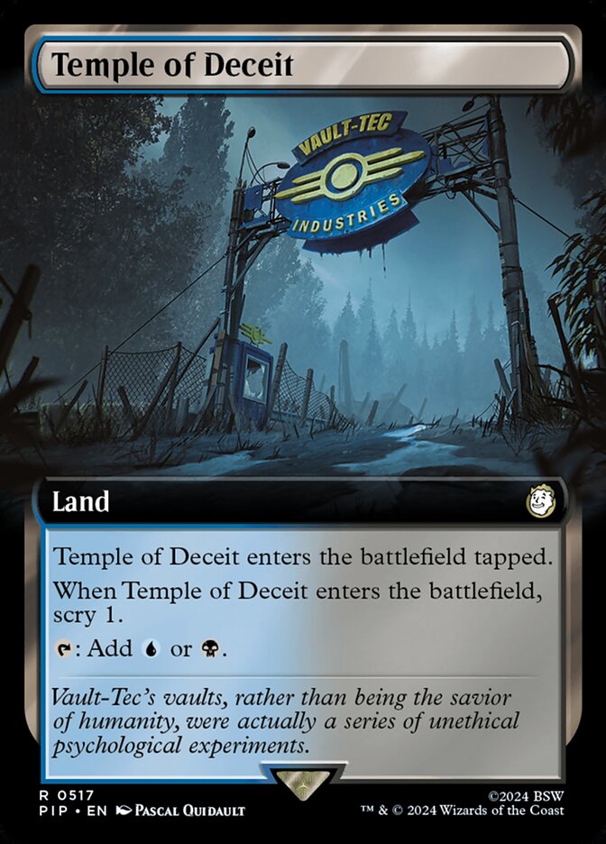 Temple of Deceit 517 (Universes Beyond: Fallout)  | Good Games Adelaide SA