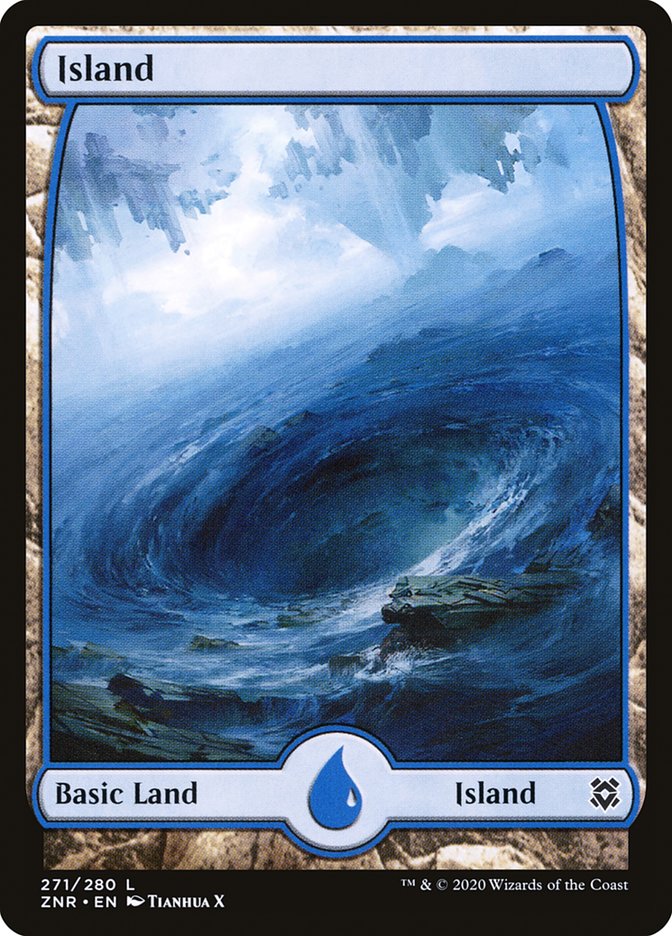 Island 271 (Zendikar Rising)  - Foil | Good Games Adelaide SA