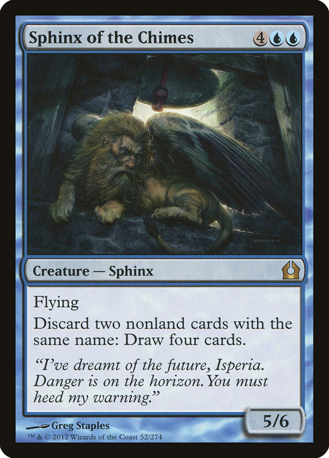 Sphinx of the Chimes 52 (Return to Ravnica)  - Foil | Good Games Adelaide SA