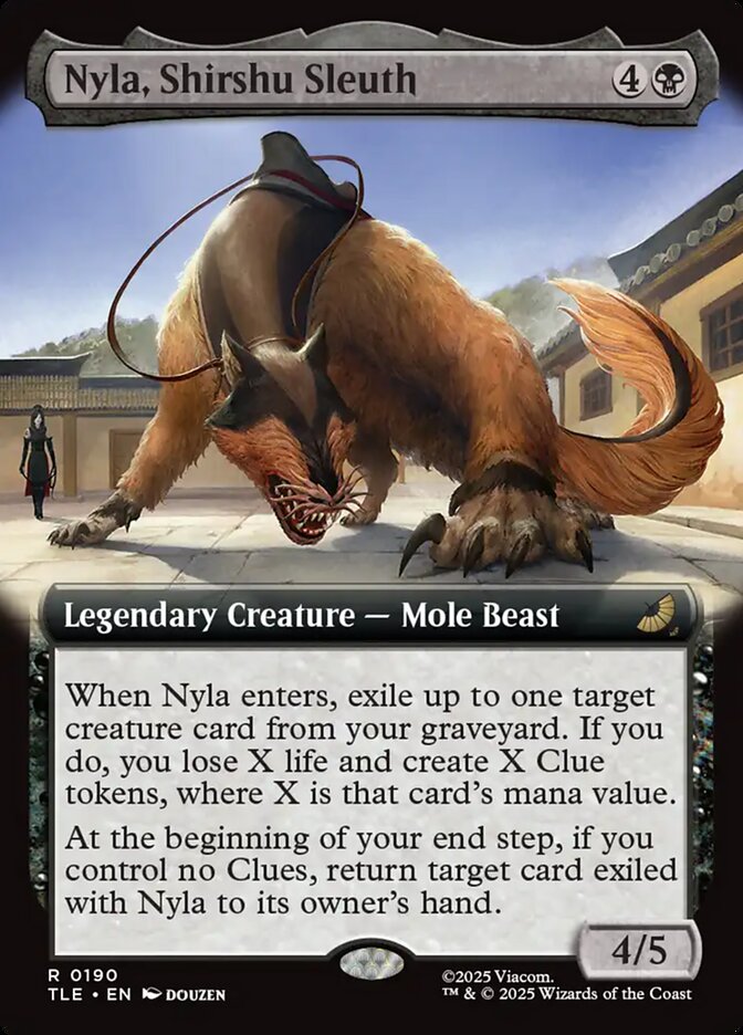 Nyla, Shirshu Sleuth 190/0 (Avatar: The Last Airbender: Eternal-Legal)  - Extended Art Foil | Good Games Adelaide SA