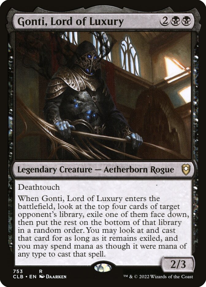 Gonti, Lord of Luxury 753 (Commander Legends: Battle for Baldur's Gate)  | Good Games Adelaide SA
