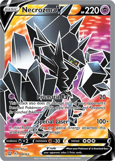 Necrozma V Full Art 149/163 (SWSH05: Battle Styles)  - Holofoil | Good Games Adelaide SA