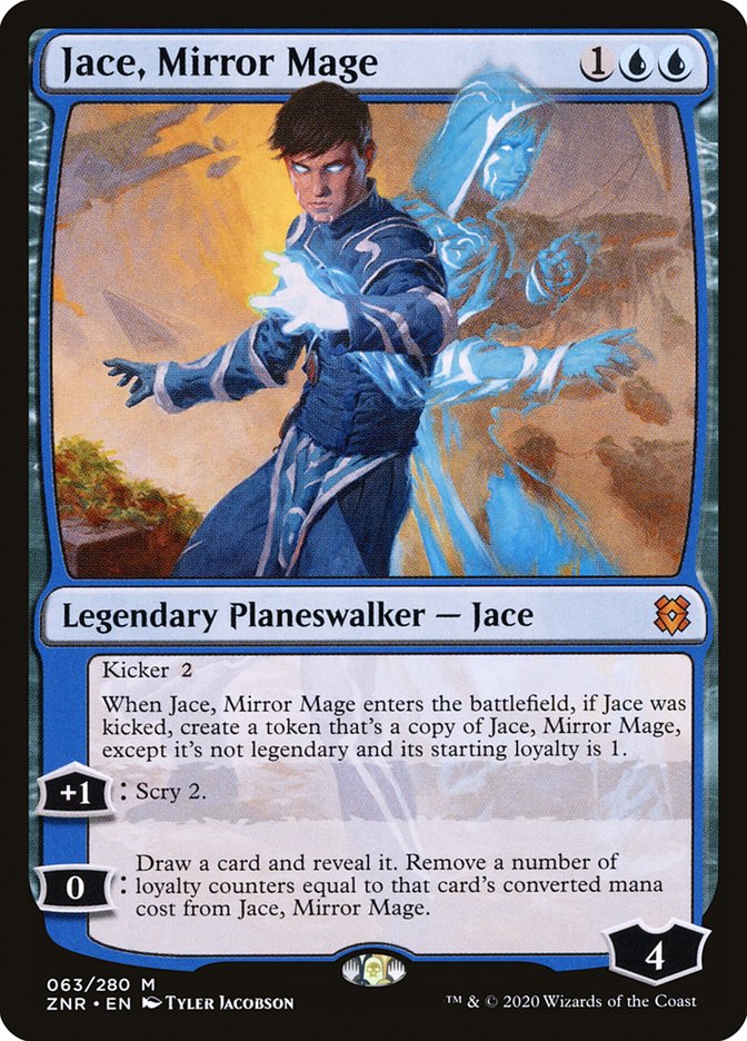 Jace, Mirror Mage 63/280 (Zendikar Rising)  - Foil | Good Games Adelaide SA