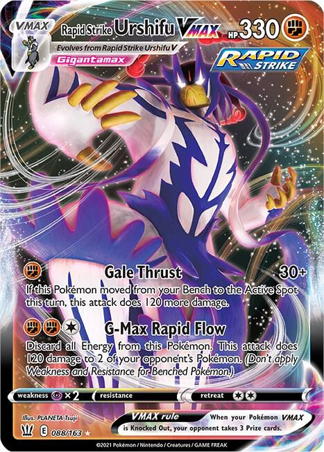 Rapid Strike Urshifu VMAX 088/163 (SWSH05: Battle Styles)  - Holofoil | Good Games Adelaide SA