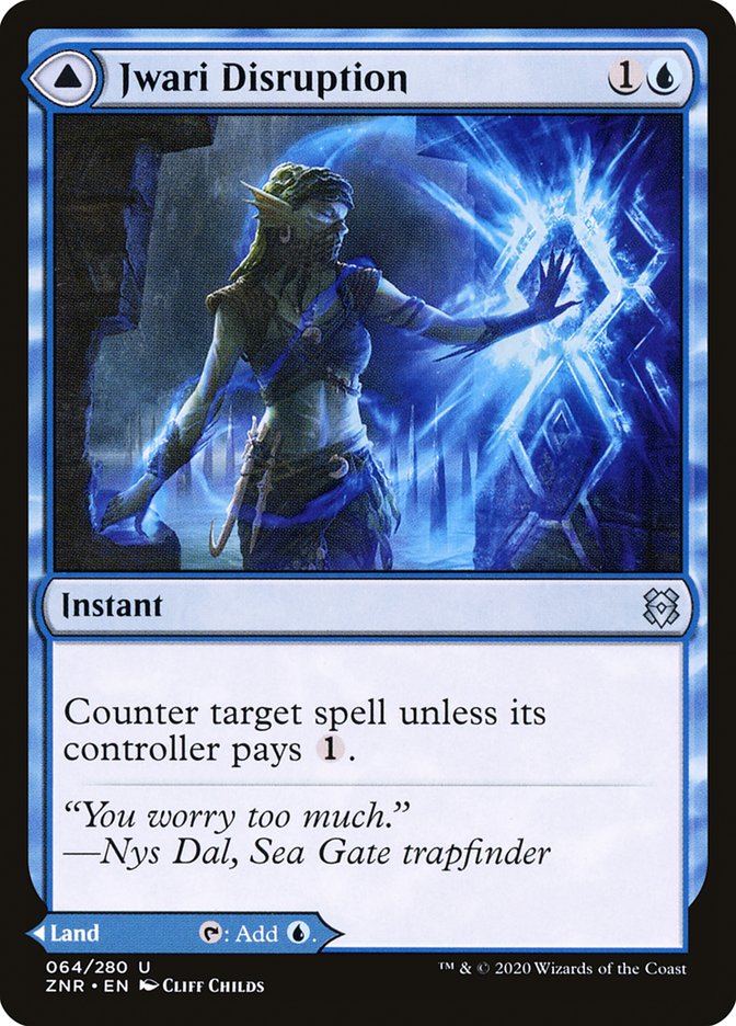Jwari Disruption // Jwari Ruins 64 (Zendikar Rising)  | Good Games Adelaide SA
