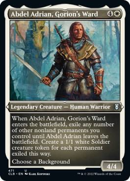 Abdel Adrian Gorions Ward Foil Etched 471 (Commander Legends: Battle for Baldur's Gate)  - Foil | Good Games Adelaide SA