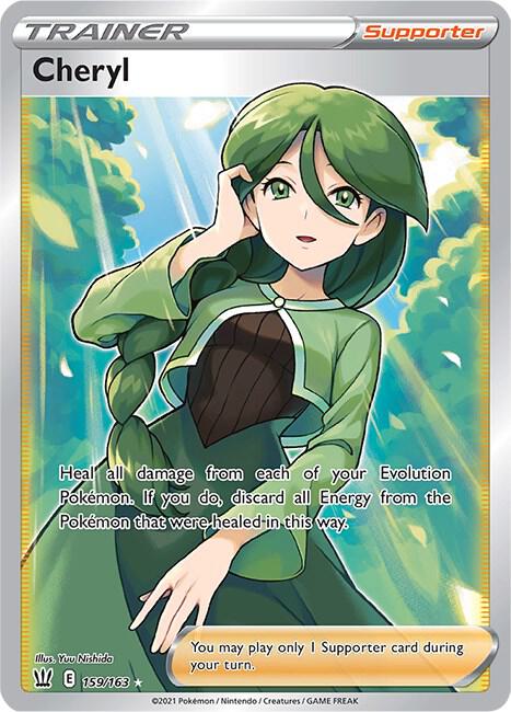 Cheryl Full Art 159/163 (SWSH05: Battle Styles)  - Holofoil | Good Games Adelaide SA