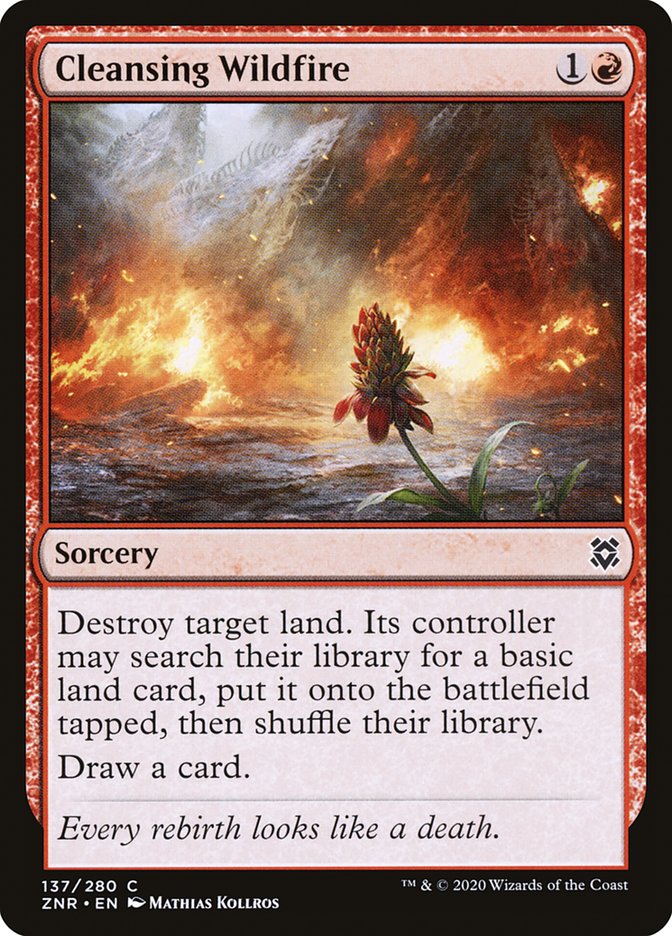 Cleansing Wildfire 137 (Zendikar Rising)  | Good Games Adelaide SA