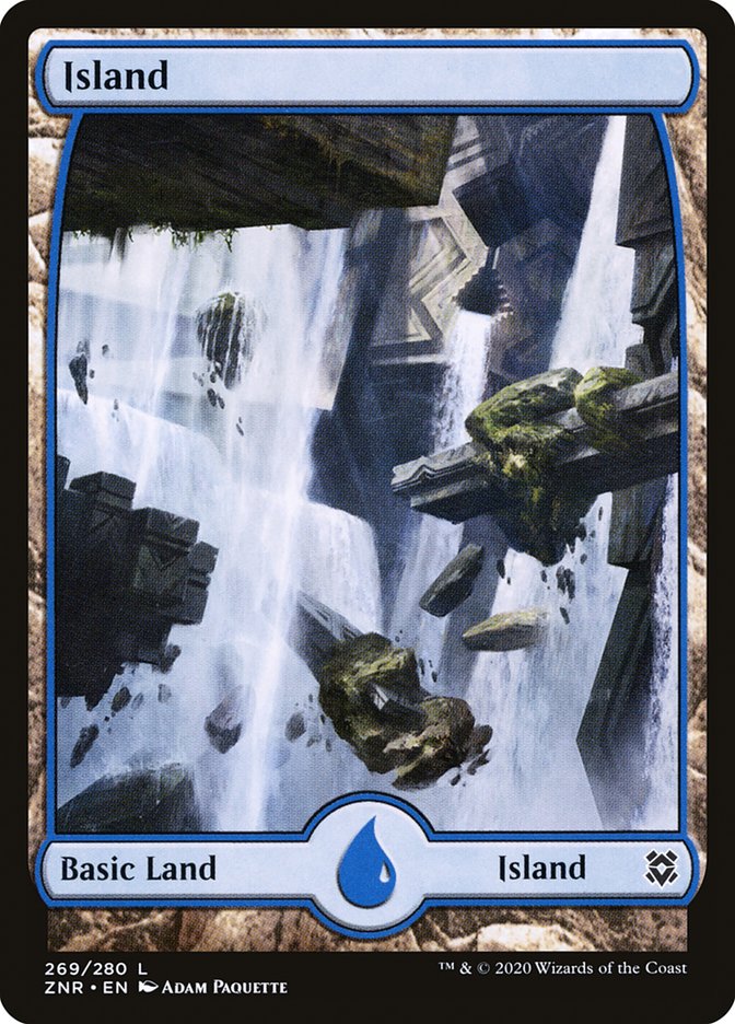 Island 269 (Zendikar Rising)  - Foil | Good Games Adelaide SA