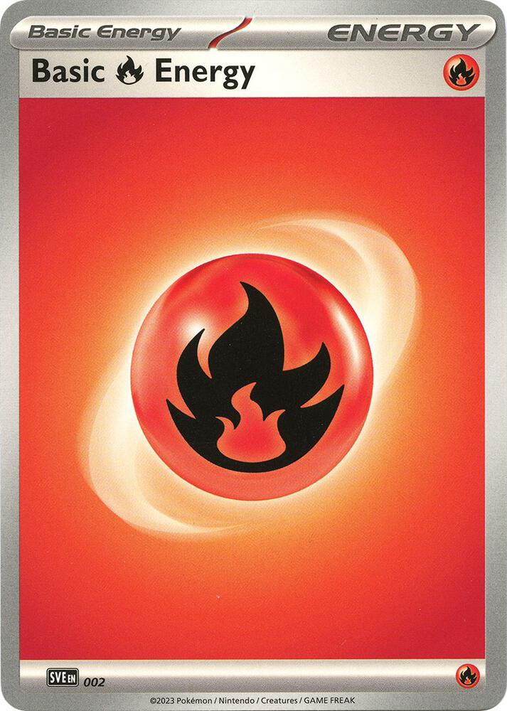 Basic Fire Energy 002 (SVE: Scarlet & Violet Energies)  | Good Games Adelaide SA