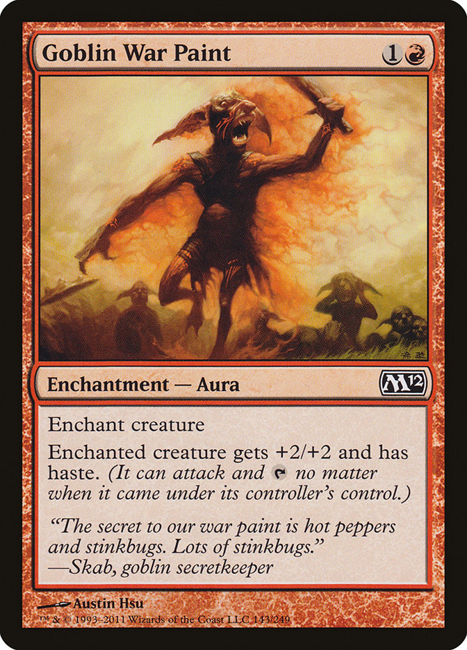 Goblin War Paint 143 (Magic 2012 (M12))  | Good Games Adelaide SA