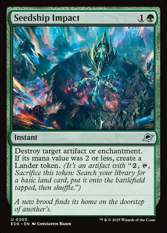 Seedship Impact 205 (Edge of Eternities)  - Foil | Good Games Adelaide SA