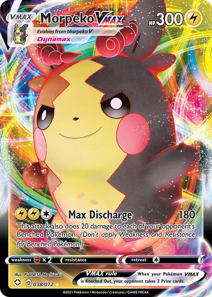 Morpeko VMAX 038/072 (Shining Fates)  - Holofoil | Good Games Adelaide SA