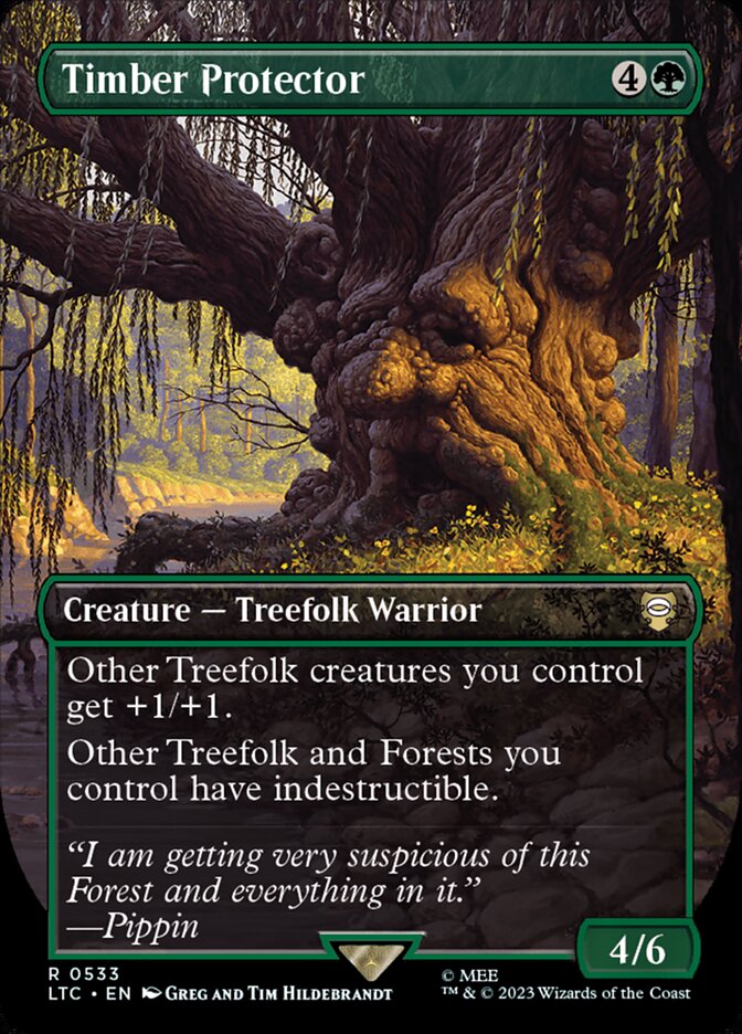 Timber Protector 533 (Commander: The Lord of the Rings: Tales of Middle-earth)  - Borderless | Good Games Adelaide SA