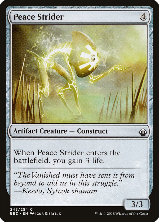 Peace Strider 243 (Battlebond)  - Foil | Good Games Adelaide SA