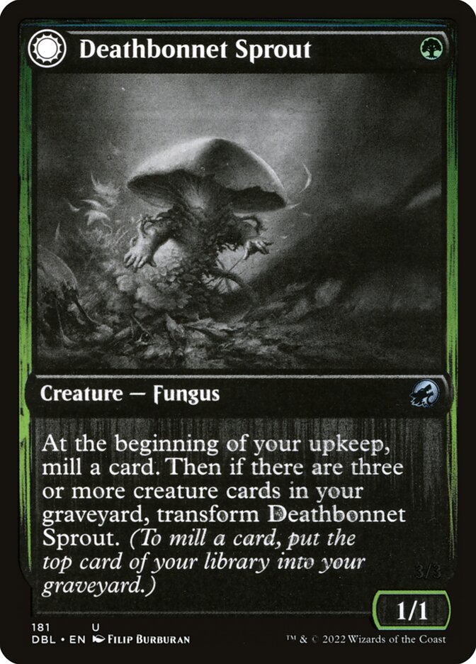 Deathbonnet Sprout // Deathbonnet Hulk 181 (Innistrad: Double Feature)  - Foil | Good Games Adelaide SA