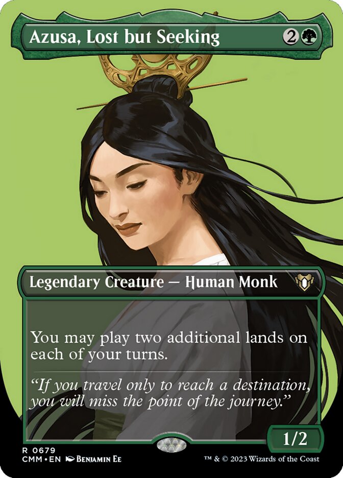 Azusa, Lost but Seeking 679 (Commander Masters)  - Foil | Good Games Adelaide SA