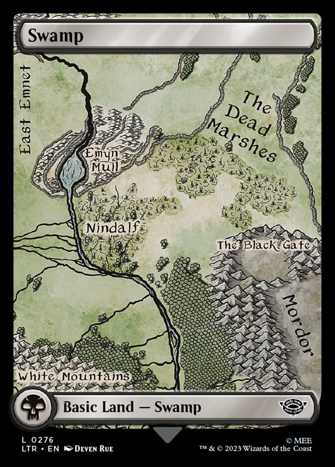 Swamp 0276 276 (Universes Beyond: The Lord of the Rings: Tales of Middle-earth)  | Good Games Adelaide SA