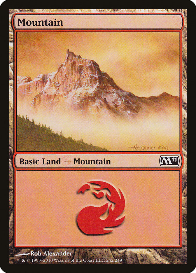 Mountain 242 (Magic 2011 (M11))  - Foil | Good Games Adelaide SA