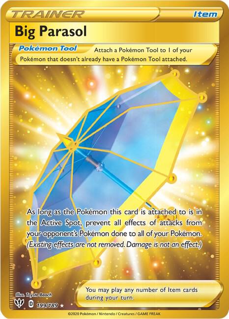 Big Parasol Secret 199/189 (SWSH03: Darkness Ablaze)  - Holofoil | Good Games Adelaide SA