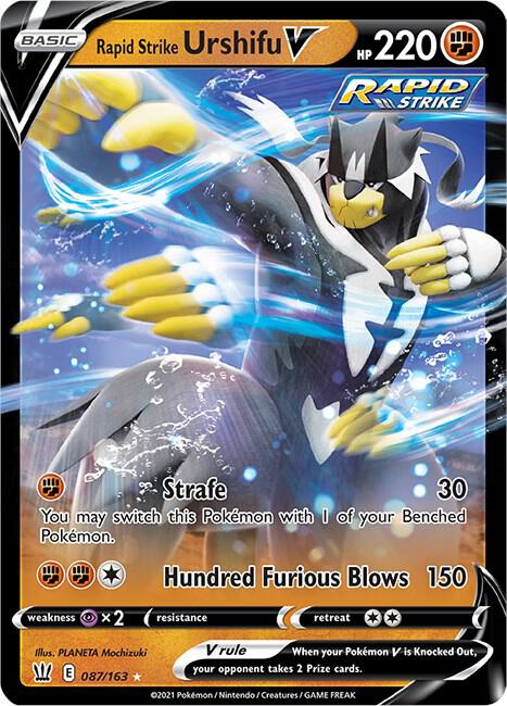 Rapid Strike Urshifu V 087/163 (SWSH05: Battle Styles)  - Holofoil | Good Games Adelaide SA