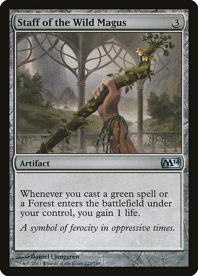 Staff of the Wild Magus 223 (Magic 2014 (M14))  | Good Games Adelaide SA