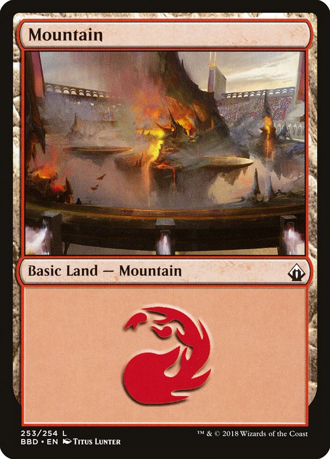 Mountain 253 (Battlebond)  - Foil | Good Games Adelaide SA