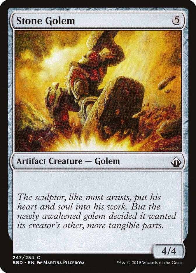 Stone Golem 247 (Battlebond)  - Foil | Good Games Adelaide SA