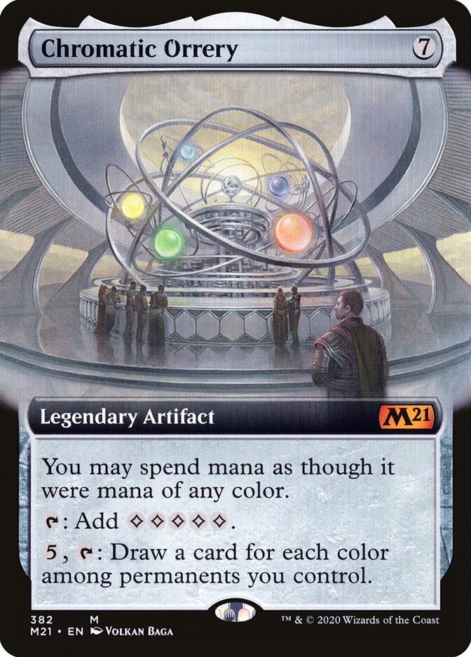Chromatic Orrery 382 (Core Set 2021)  - Extended Art | Good Games Adelaide SA