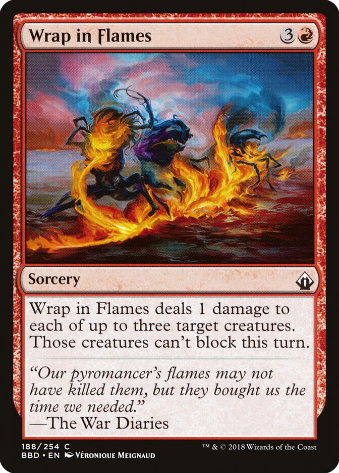 Wrap in Flames 188 (Battlebond)  - Foil | Good Games Adelaide SA