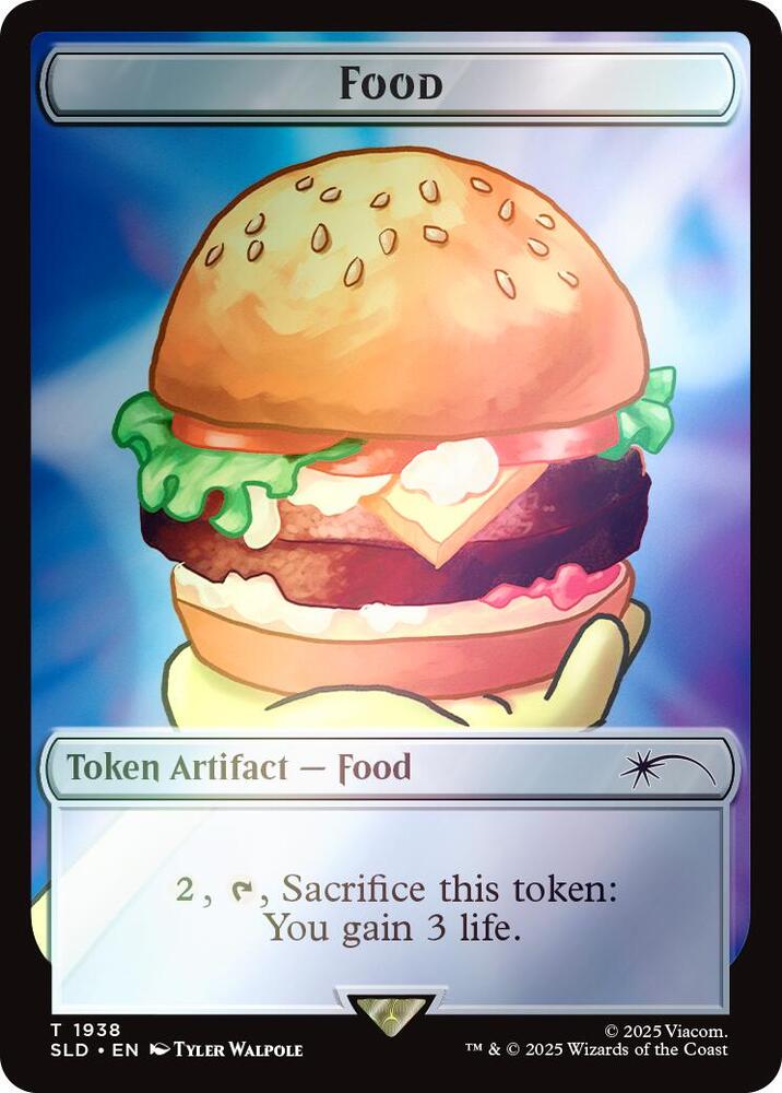 Food Token 1938 Rainbow Foil 1938 (Secret Lair Drop Series)  - Foil | Good Games Adelaide SA
