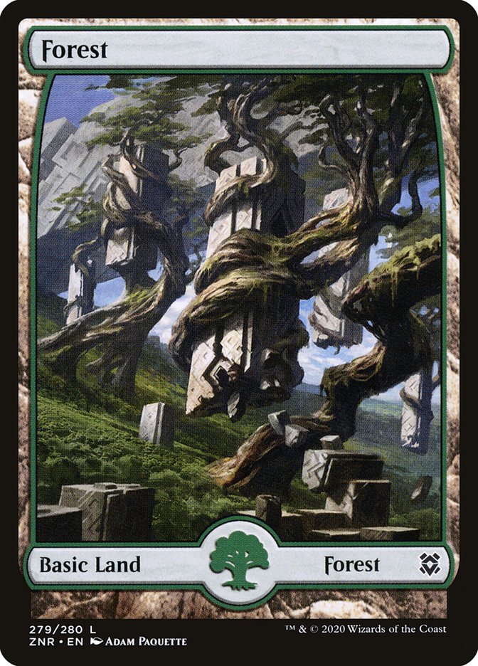 Forest 279/280 (Zendikar Rising)  | Good Games Adelaide SA