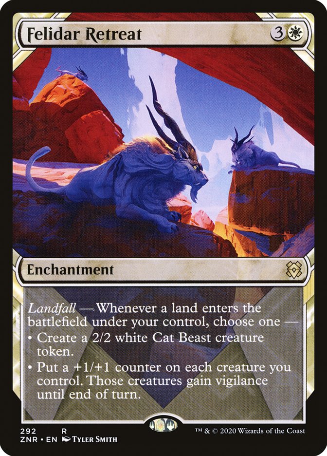 Felidar Retreat Showcase 292/280 (Zendikar Rising)  - Showcase Foil | Good Games Adelaide SA