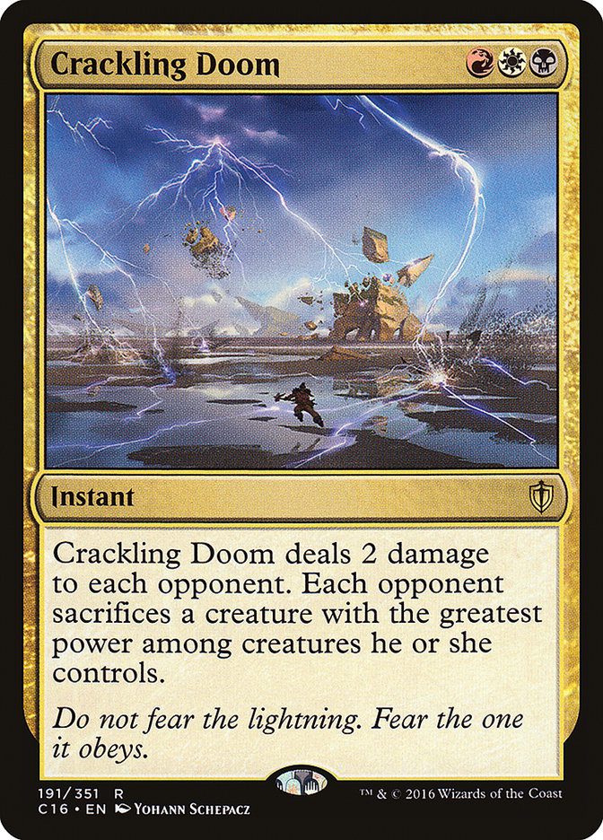 Crackling Doom 191 (Commander 2016)  | Good Games Adelaide SA